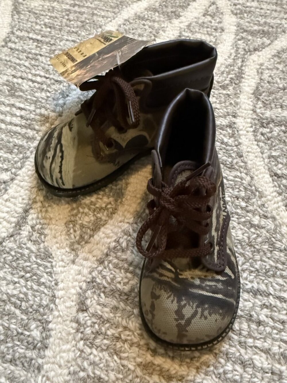 VTG New Classic Camo Toddler SZ 4 Advantage/Bill Jordan Boots